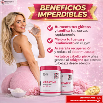 Oferta Especial Old School Creatina™ - Fórmula Especial para Aumentar Glúteos y Busto 🔥💪🏻