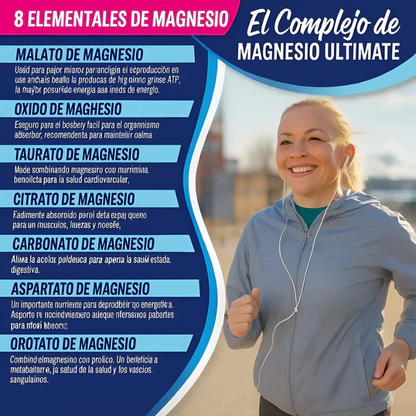 Magnesium Complex 8 EN 1 / 90 capsulas -Últimas 7 Unidades 🔥