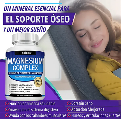 Magnesium Complex 8 EN 1 / 90 capsulas -Últimas 7 Unidades 🔥