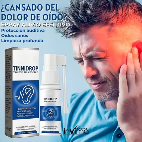 TINNIDROP | SPRAY PARA EL ALIVIO Y LIMPIEZA PROFUNDA DE LOS OÍDOS