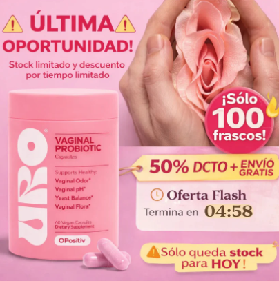 URO PROBIOTICO VAGINAL | CONTROL DEL MAL OLOR Y REGULA EL PH ÍNTIMO